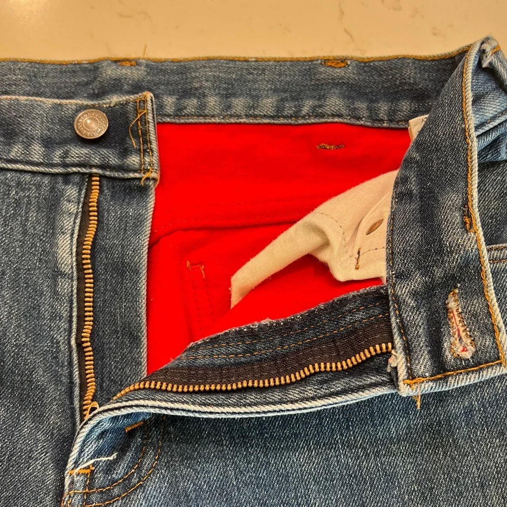 Vintage Levi’s Orange Tab Lined Jeans Made in USA 30x32 - Picture 4 of 13